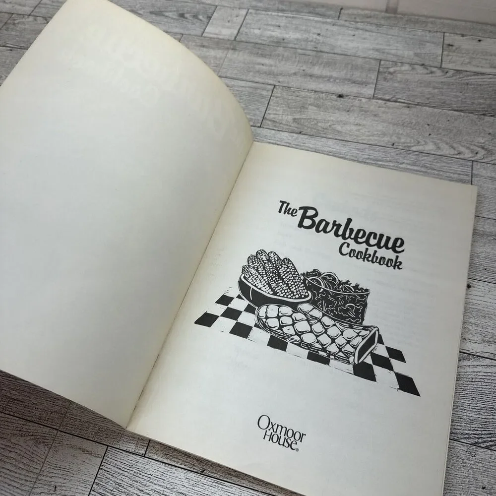 The Barbecue Cookbook By Oxmoor House - Paperback Recipes BBQ 1988 Vintage‎